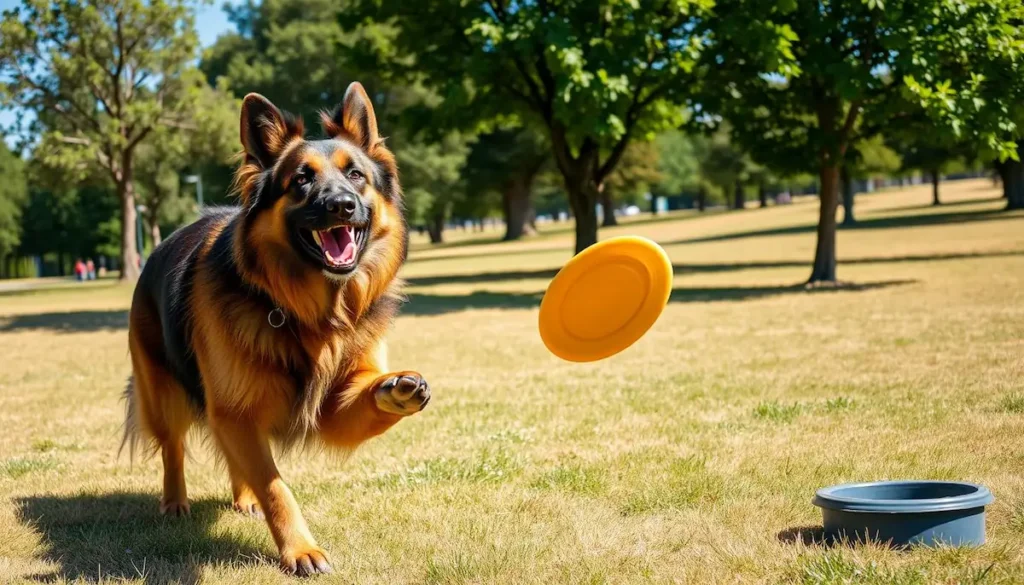 King Shepherd playing