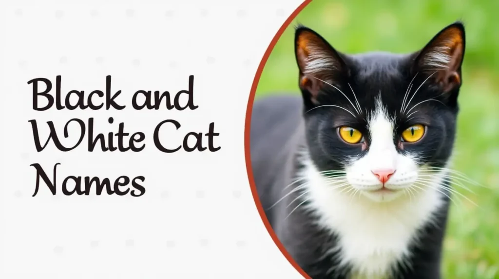 Black and White Cat Names