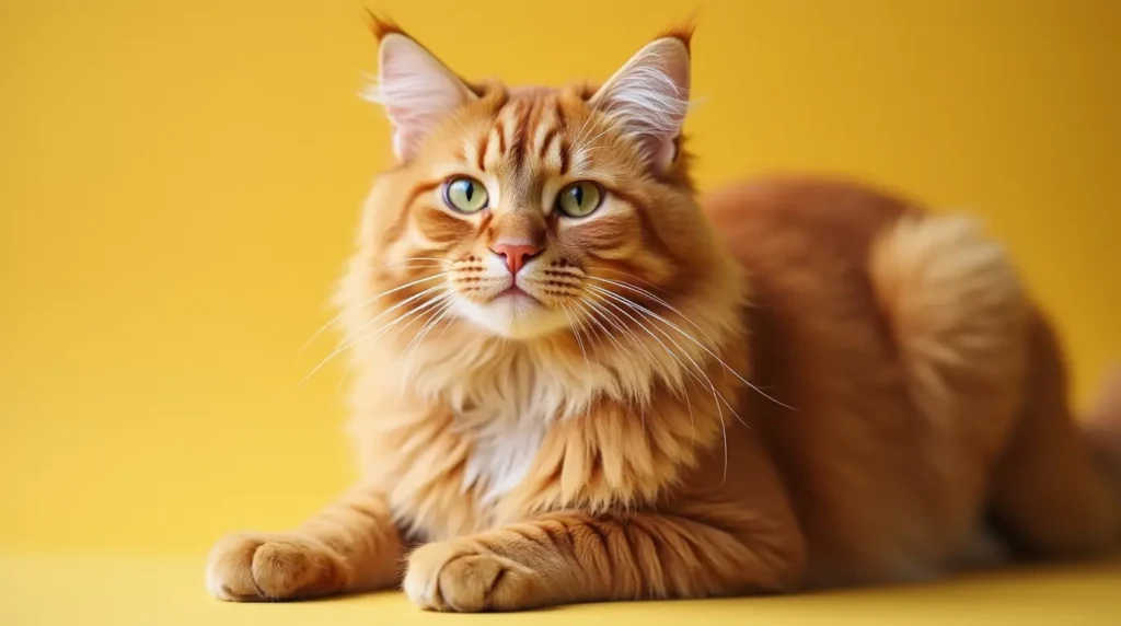 Maine Coon Cat Orange