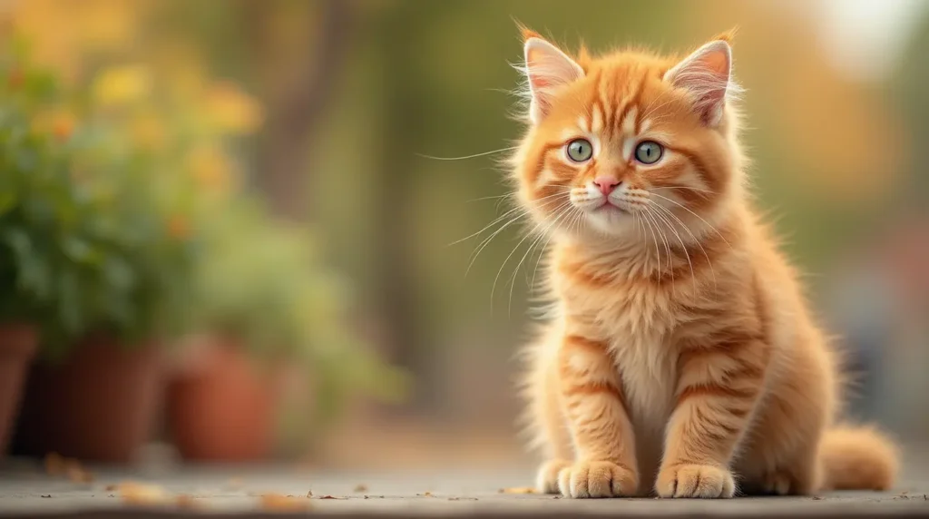 Maine Coon Cat Orange