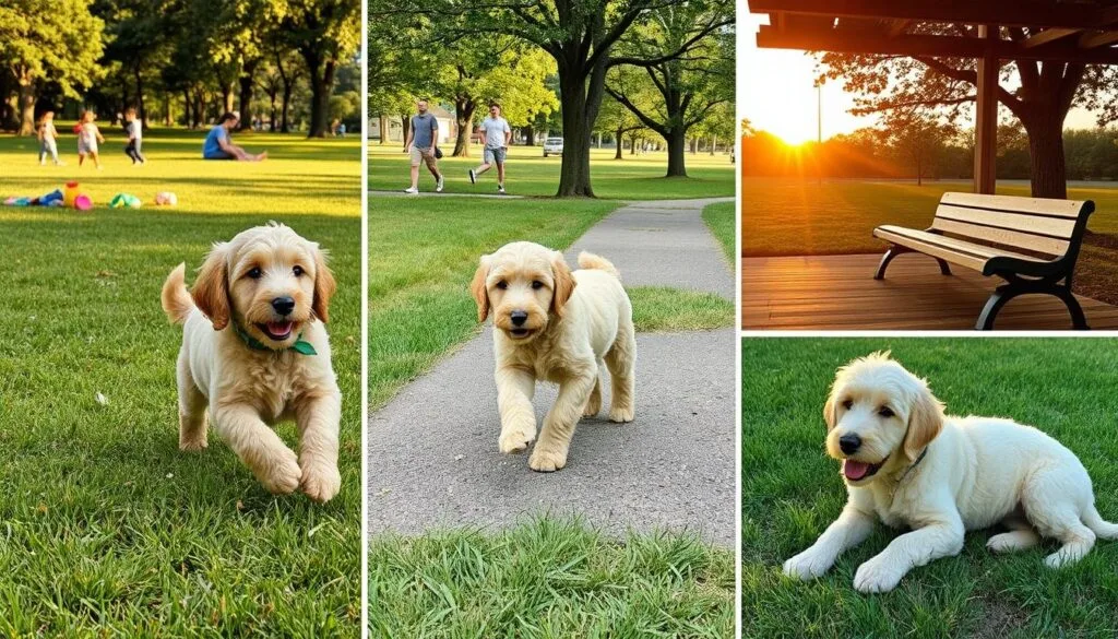 Goldendoodle's exercise to their age