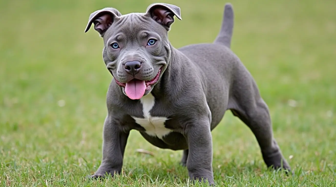 Blue Brindle Pitbull