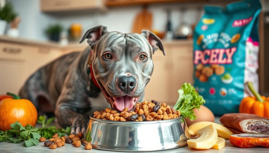 Blue Brindle Pitbull