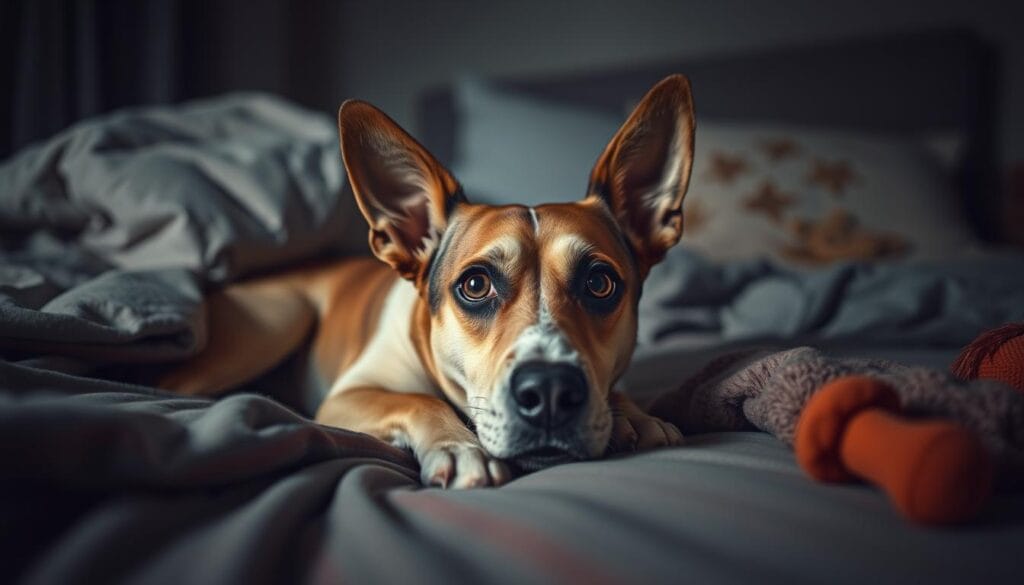 how to help a dog with separation anxiety at night